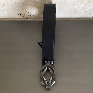 Authentic Gucci Men’s Leather Belt, Black